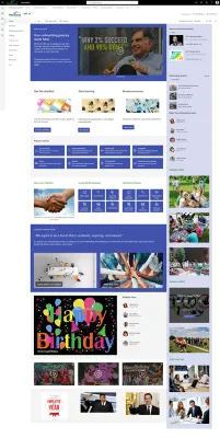 SharePoint Landing page